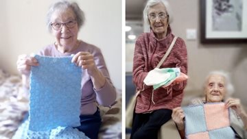 Huddersfield care home Residents knit blankets for animals injured in Australian wildfires